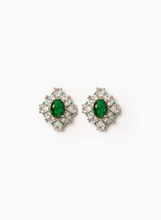 Two Tone Stud Earrings