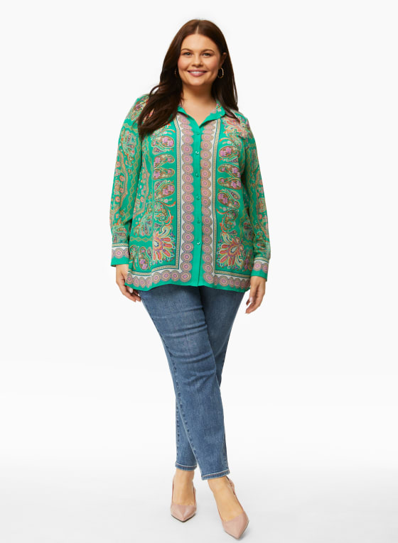 Paisley Print Blouse