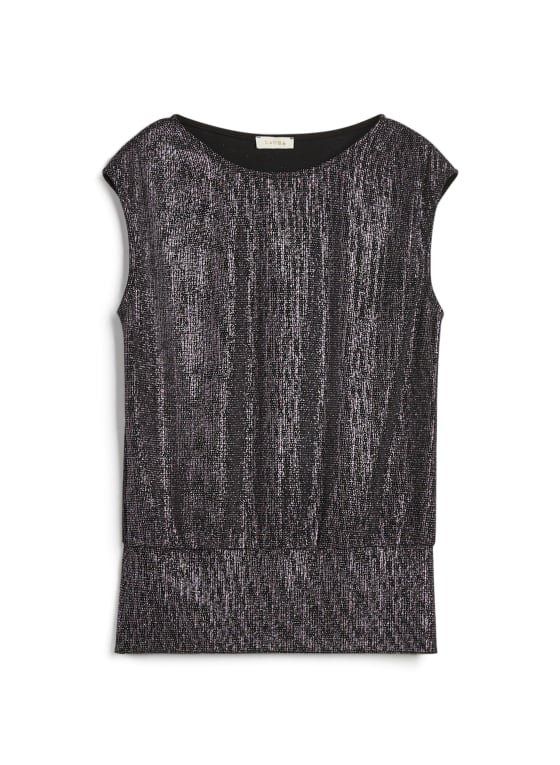 Metallic Sleeveless Top