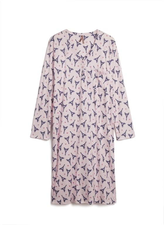 Paris Print Nightgown