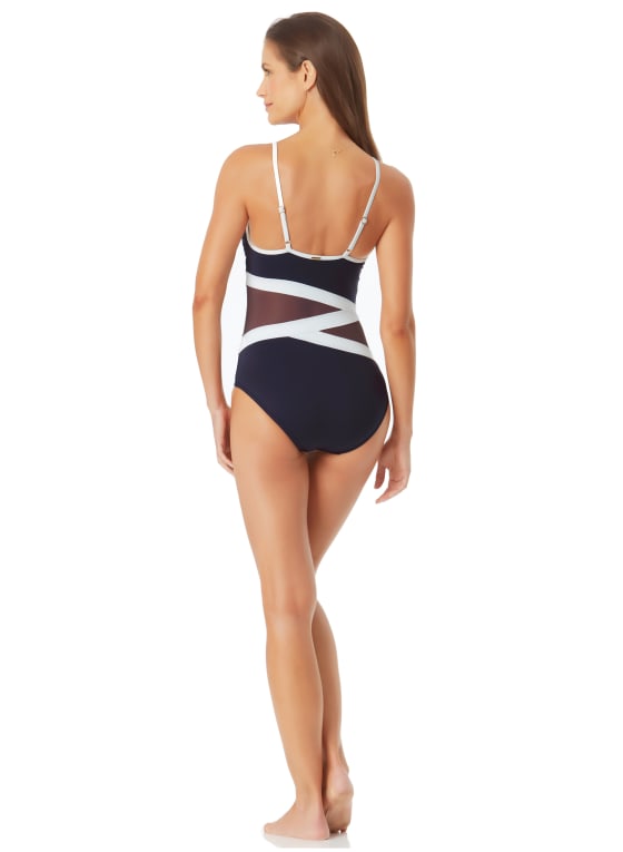 Anne Cole - Two Tone Swimsuit