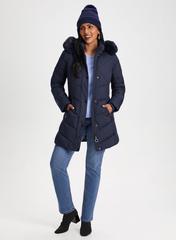 Quilted Vegan Down Coat