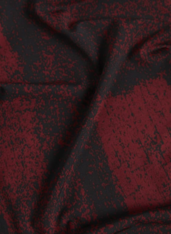 Abstract Geometric Print Top