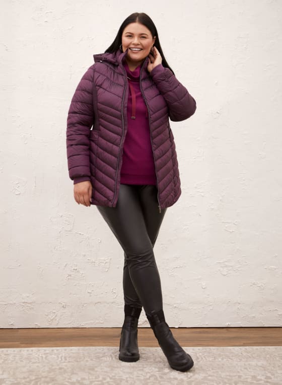 Quilted Vegan Down Coat