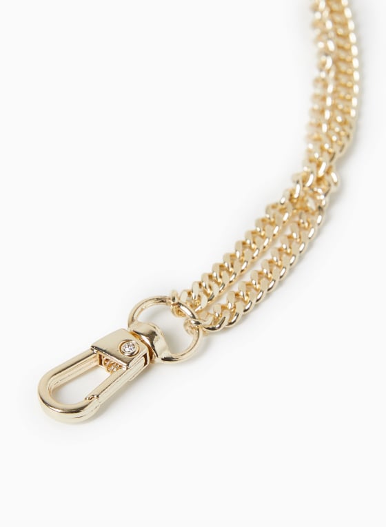 Double Row Chain Link Bracelet