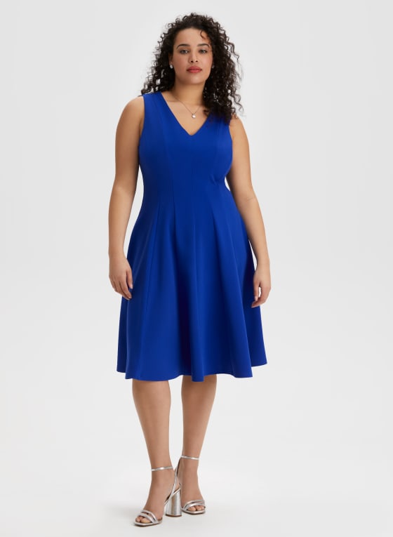 Sleeveless Fit & Flare Dress