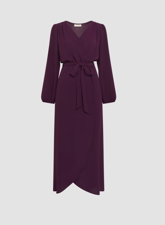Wrap Style Maxi Dress