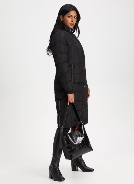 Vegan Down Quilted Coat