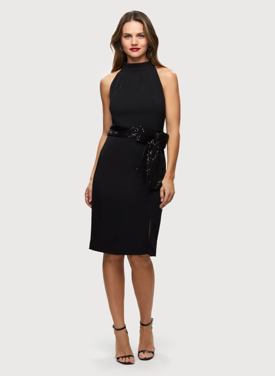 Sequin Bow Dress