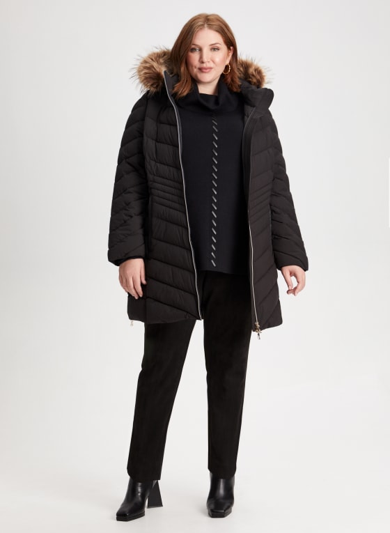 Stretch Vegan Down Coat