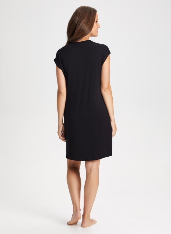 Metallic Slogan Nightshirt