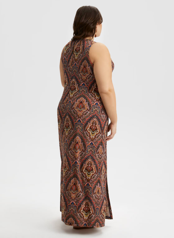 Paisley Print Dress