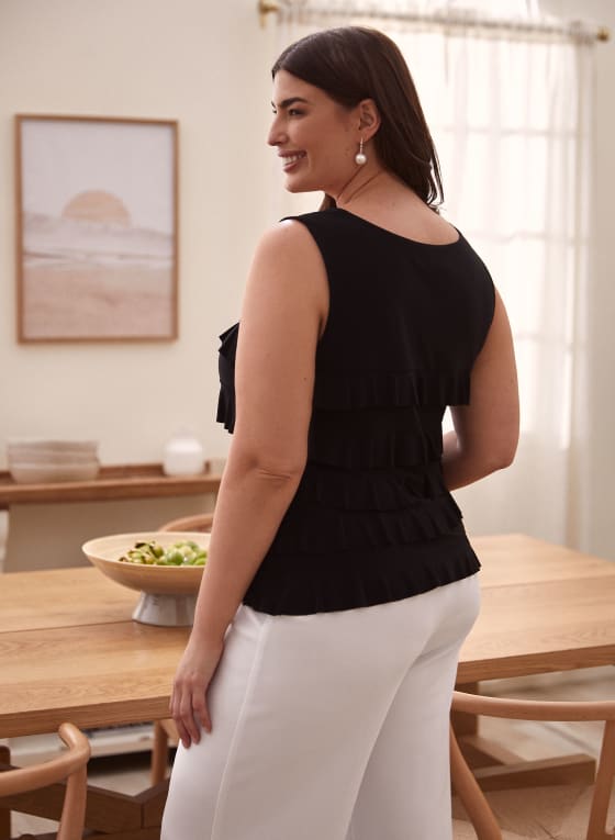Joseph Ribkoff - Sleeveless Ruffle Top