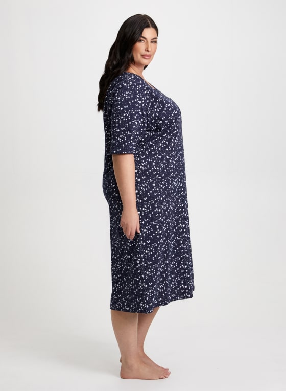 Star Motif Nightgown