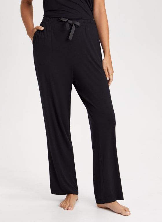 Pull-On Wide Leg Pyjama Pants