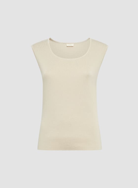 Fitted Cap Sleeve Top