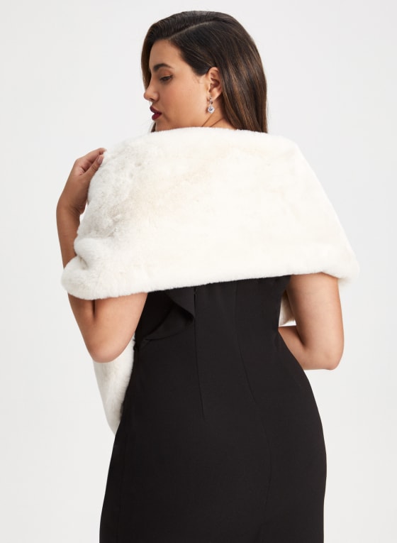Faux Fur Shawl