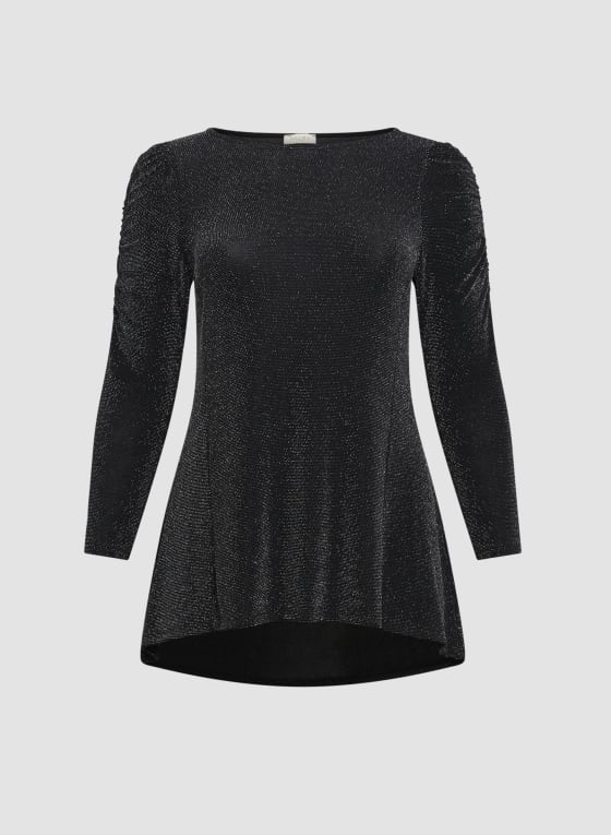 Shimmering Asymmetric Tunic