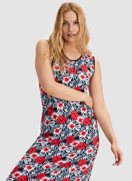 Tropical Print Nightgown