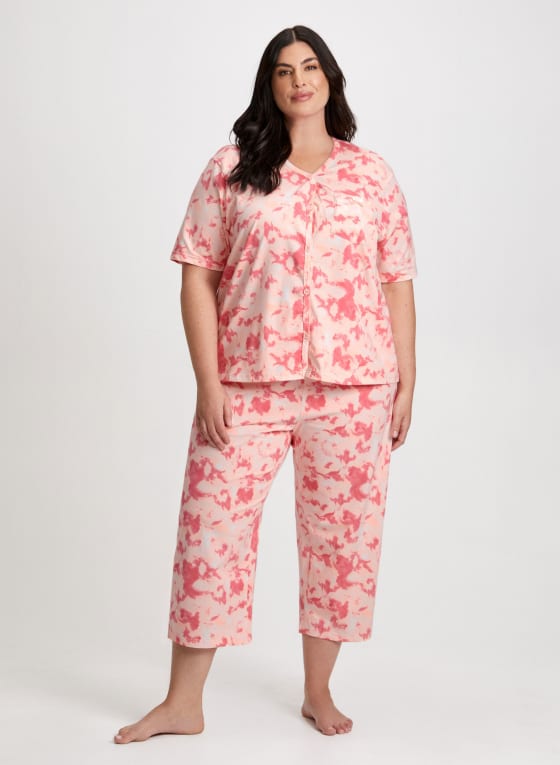 Tie Dye Print Pyjama Set