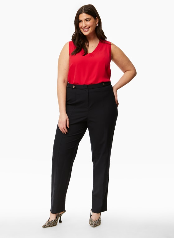 Signature Fit Tab Detail Pants