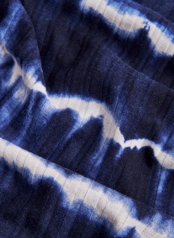 Tie Dye Stripe T-Shirt Dress
