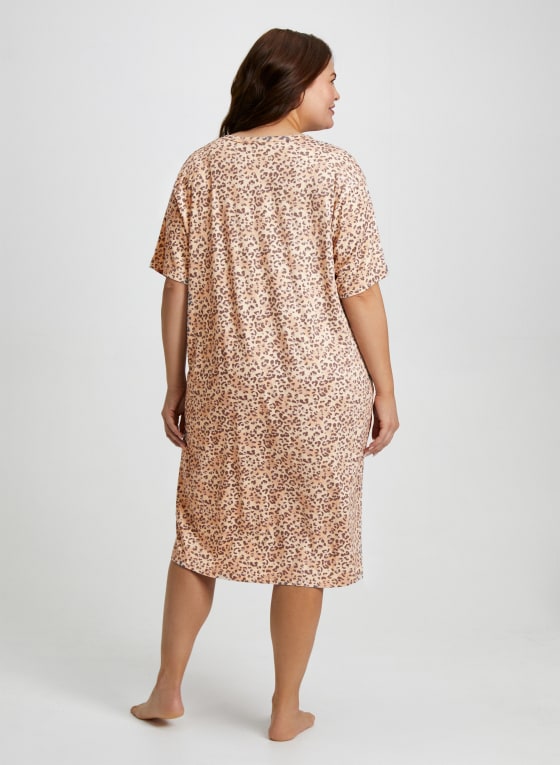 Animal Print Nightgown
