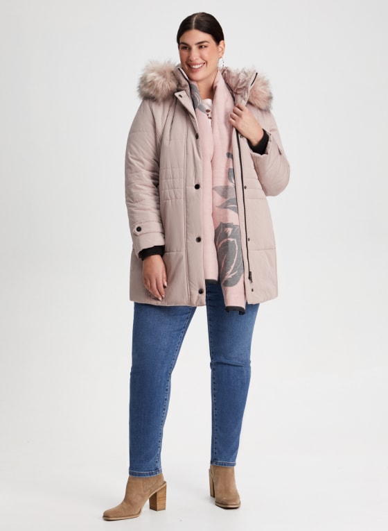 Quilted Vegan Down Coat
