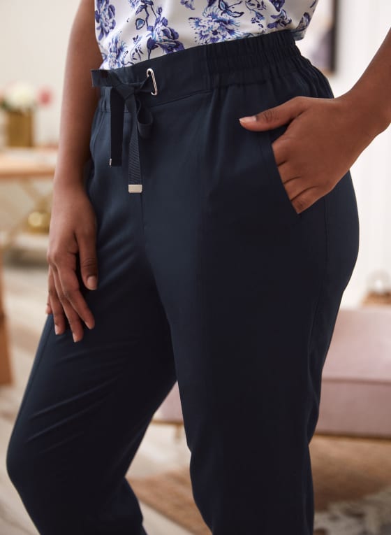 Straight Leg Tencel Pants