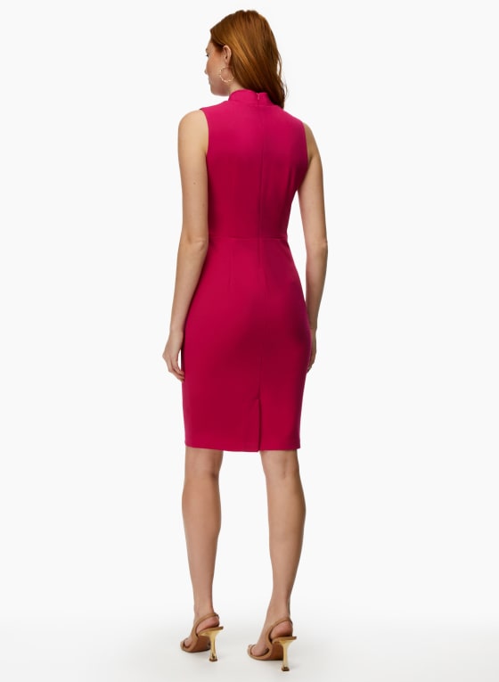 Sleeveless Tie Neck Dress