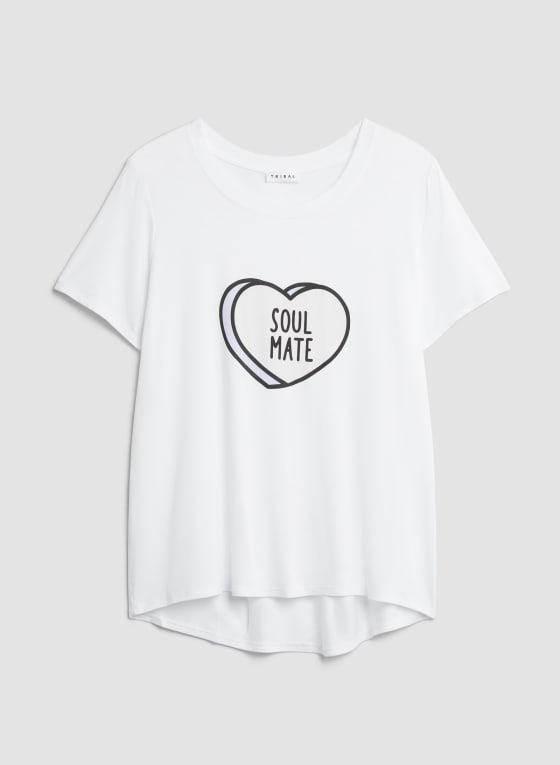 Graphic Print PJ Top