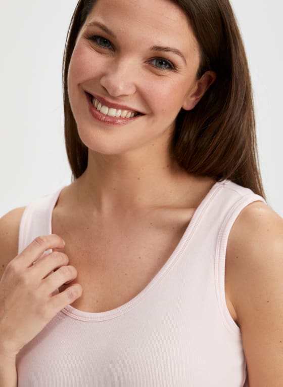 Ribbed Sleeveless Night Dress