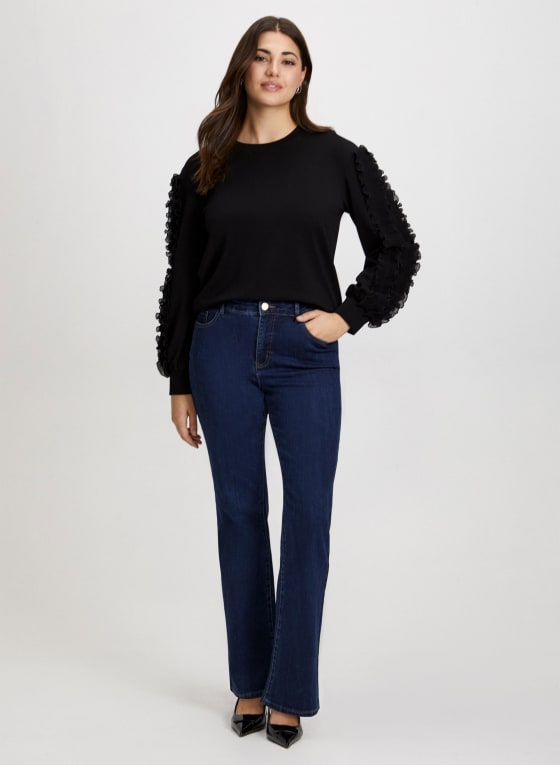 Ruffle Sleeve Top