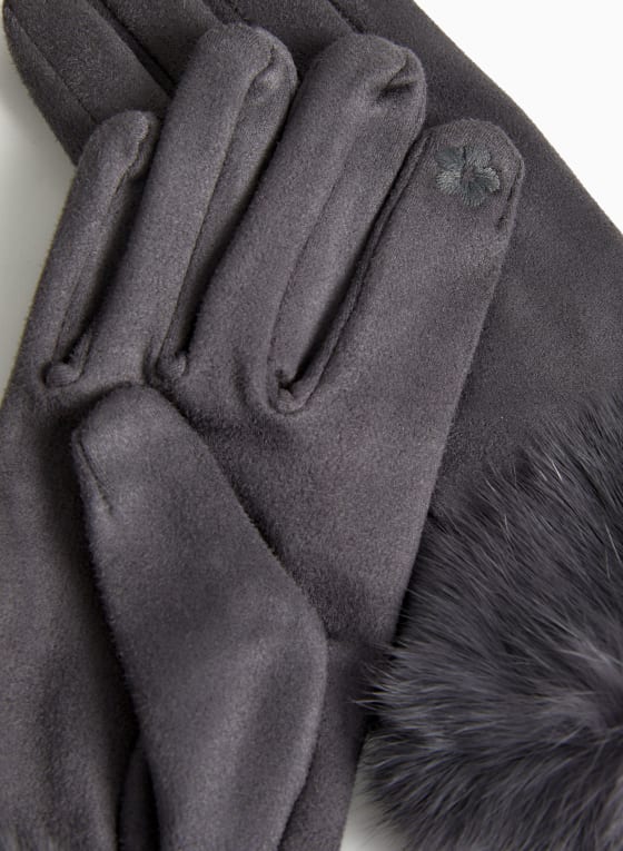 Genuine Fur Cuff Gloves