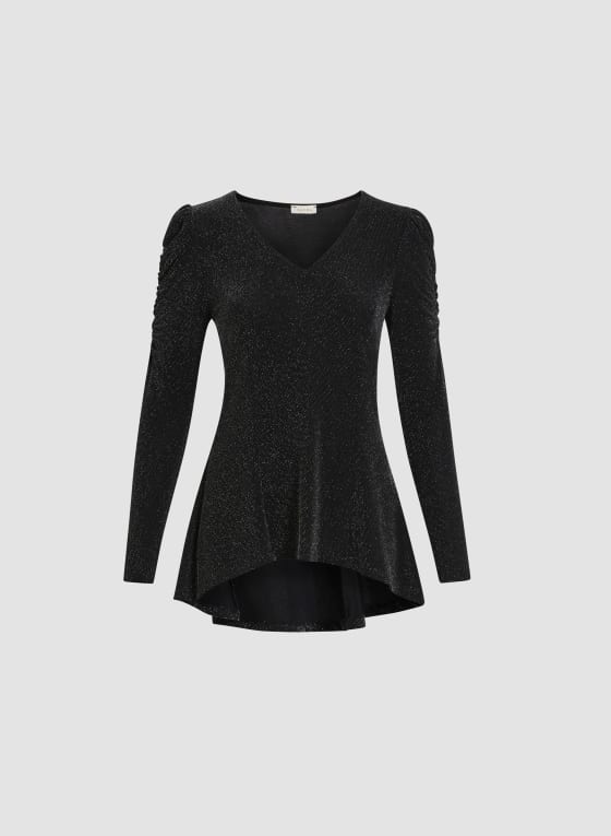 Asymmetric Shimmer Top