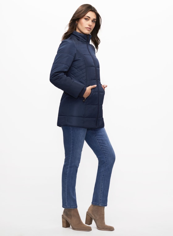 Vegan Down Quilted Coat