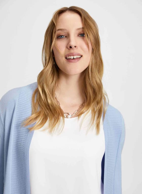 Short Rib Detail Cardigan