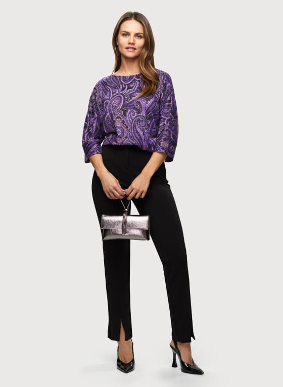 Paisley Print Top