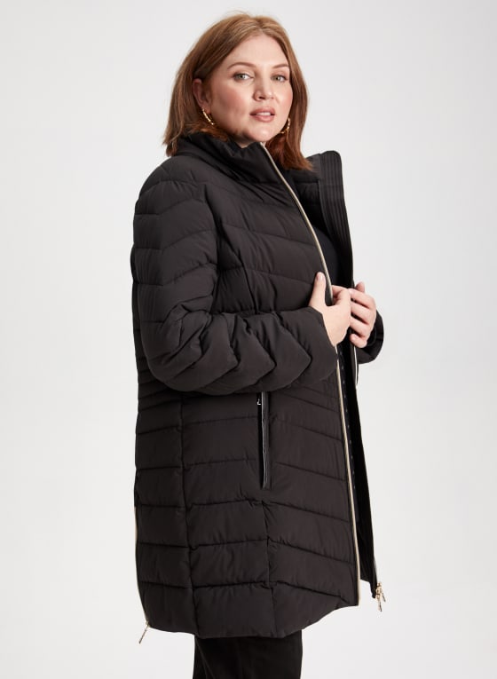 Stretch Vegan Down Coat