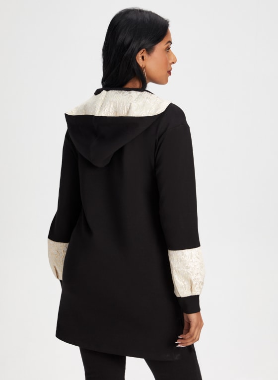 Cuff Detail Hooded Tunic