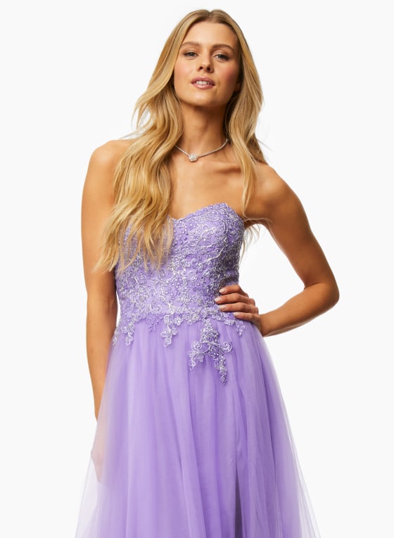 Embellished Corset Detail Gown