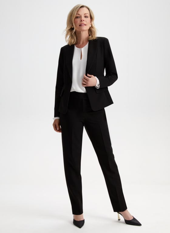 Notch Collar Blazer