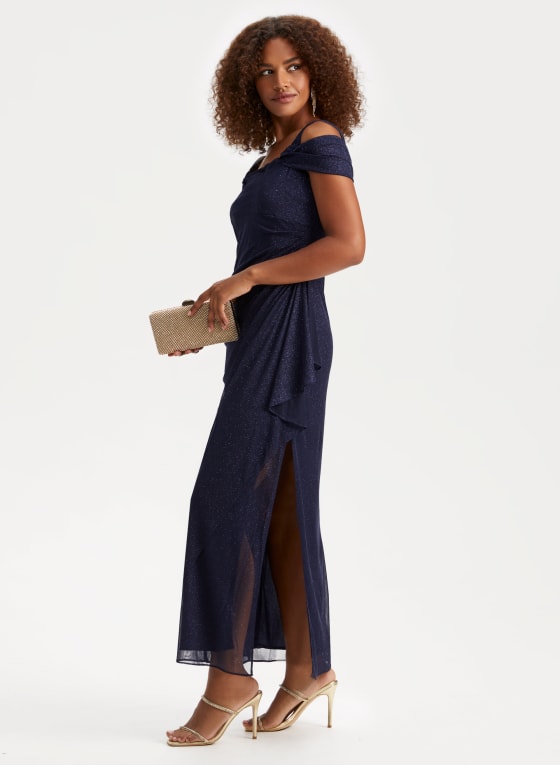 Drape Neck Dress