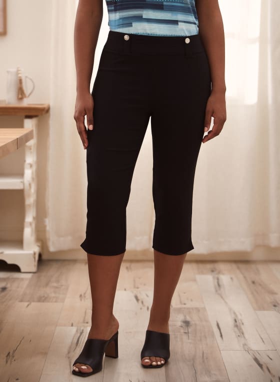 Pull-On Bengaline Capris