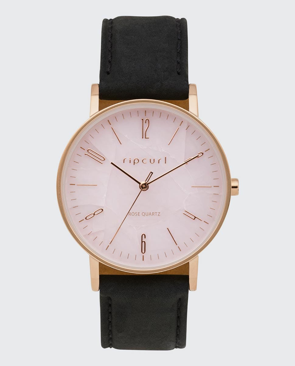 Latch Rose Quartz Leather Watch