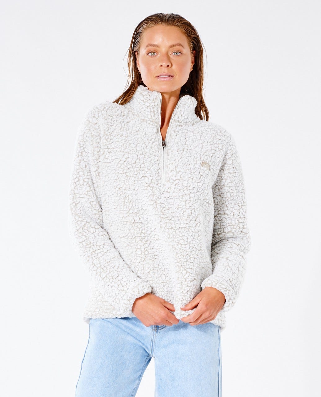 Dark n Stormy 1/4 Zip Crew Jumper