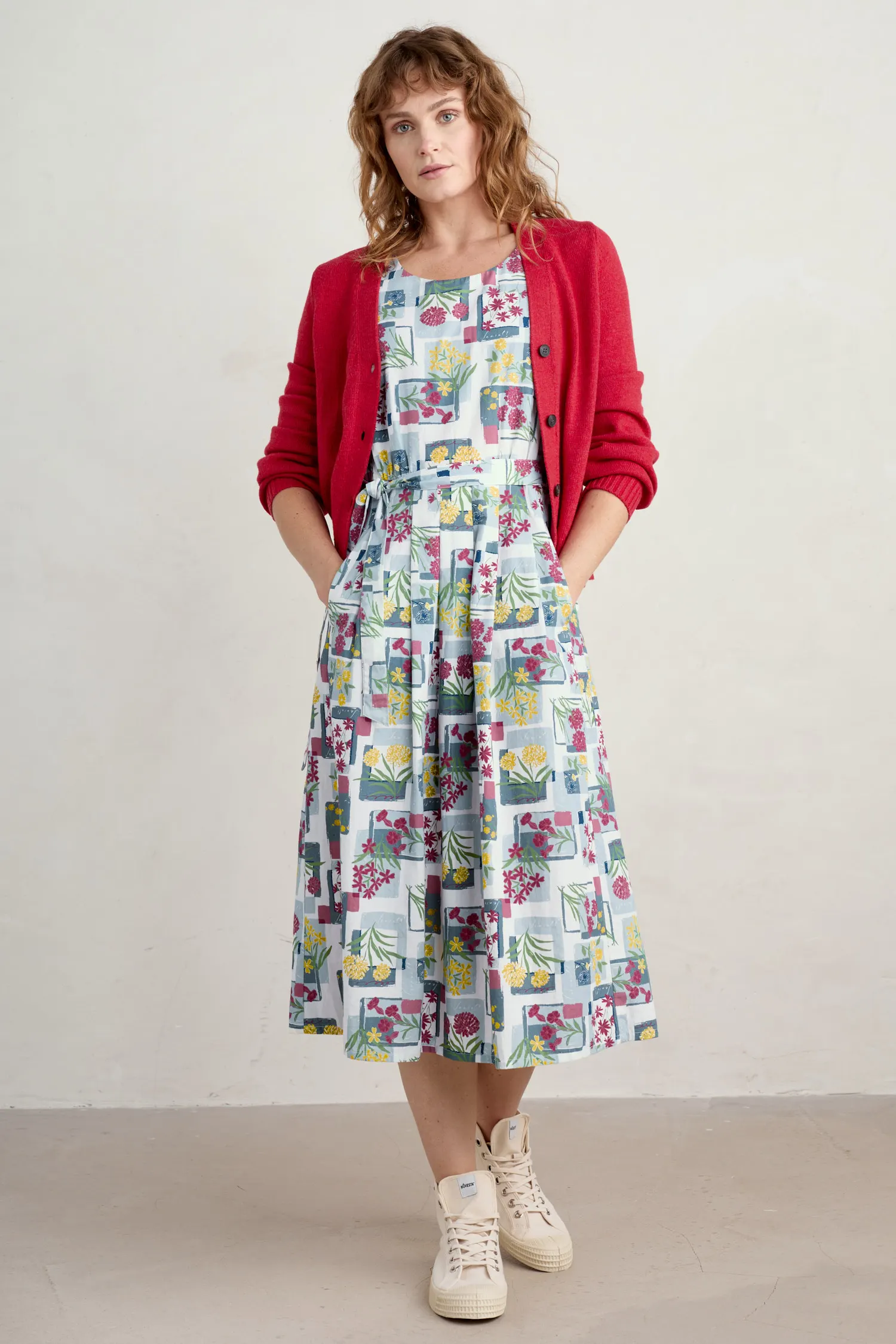 Belle Fit-and-flare Midi Dress - Seasalt Cornwall