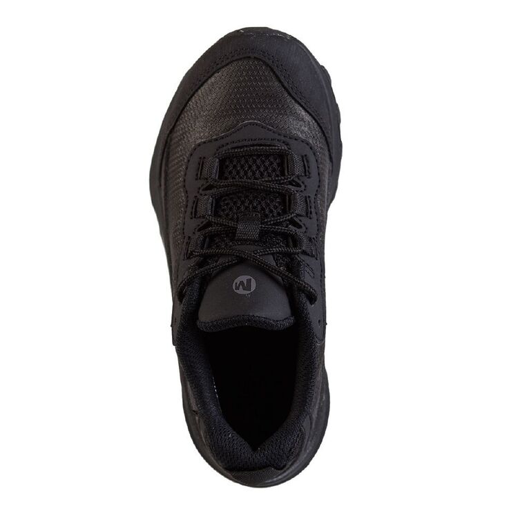 Merrell Kids' Moab Speed Waterproof Low Hiking Shoes Triple Black