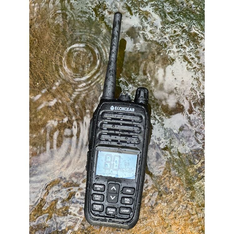 Ecoxgear 5 Watt UHF CB Radio Handheld Twin Pack Black 5 Watts