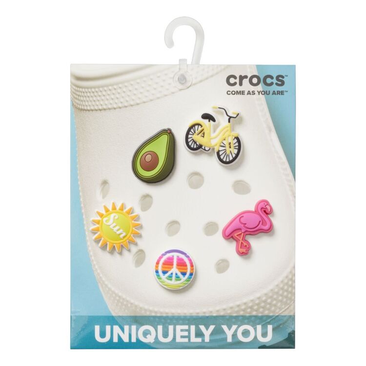 Crocs Sunny Days Jibbitz 5 Pack Multicoloured
